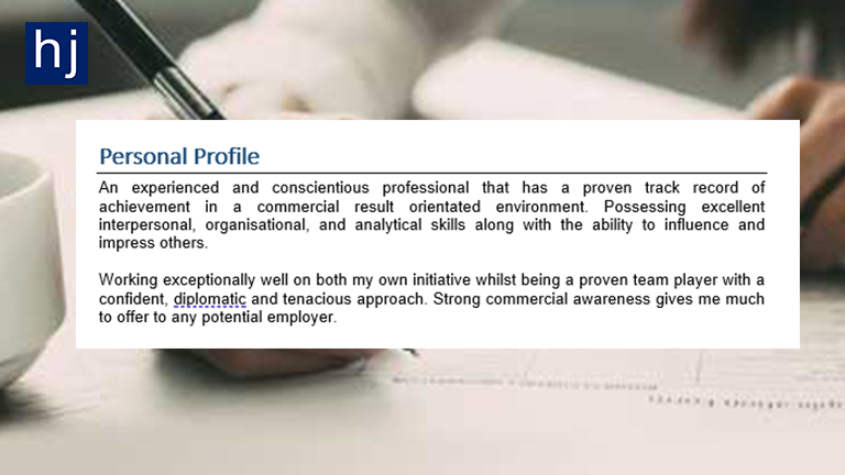 Personal Profile Personal Profile