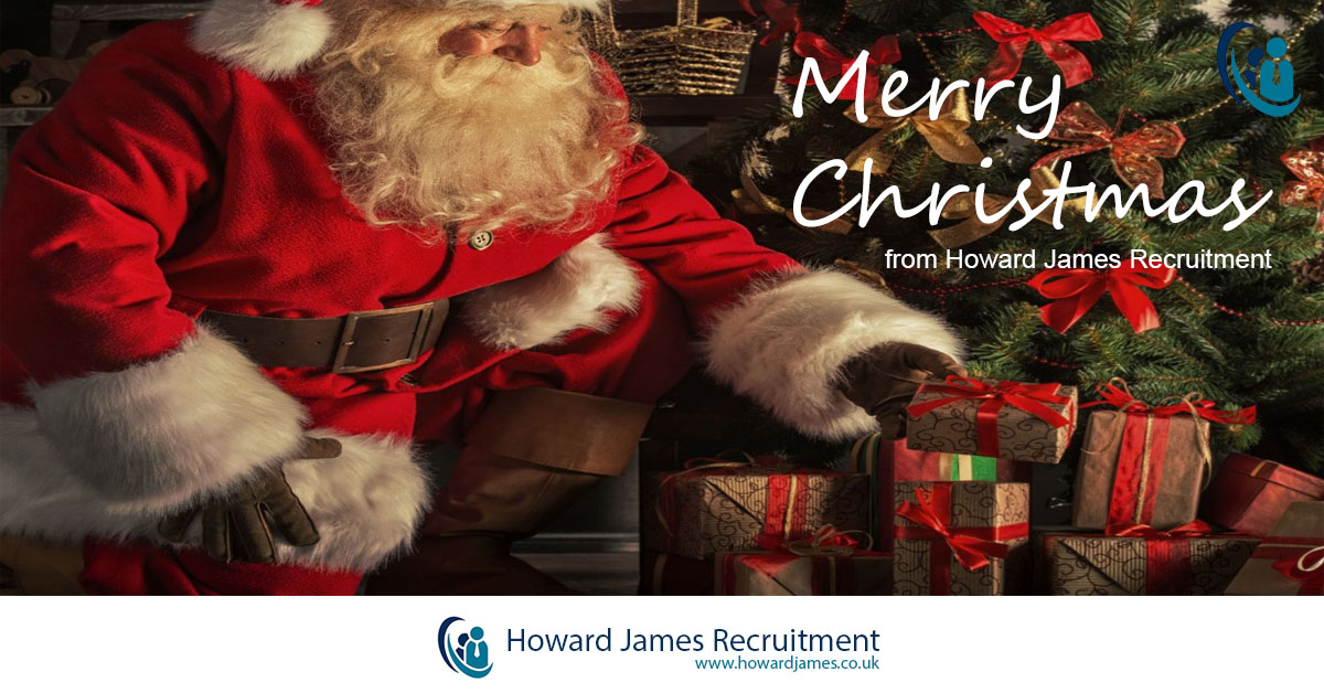 Merry Christmas from the team at Howard James Recruitment
