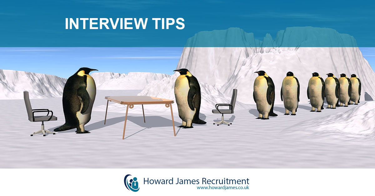 Interview Tips - Snow and Ice Howard James Recruitment Interview Tips