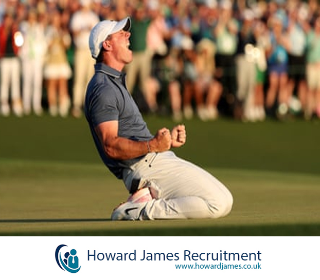 Rory McIlroy celebrating a Masters victory Rory McIlroy celebrating a Masters victory