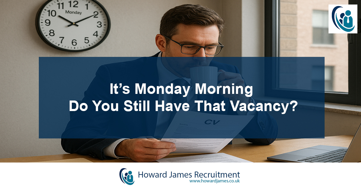 It’s Monday Morning - Do You Still Have That Vacancy It’s Monday Morning - Do You Still Have That Vacancy