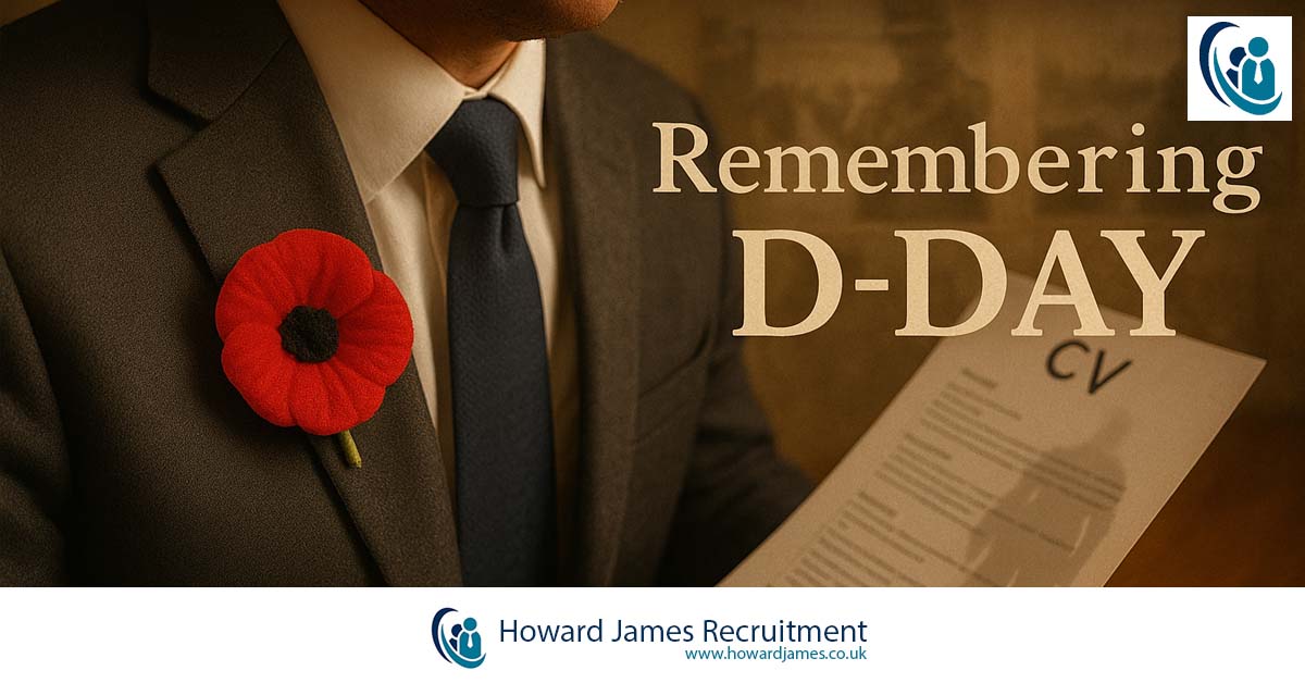 a close-up of a poppy on a lapel alongside a businessperson reviewing CV-Featured-Image a close-up of a poppy on a lapel alongside a businessperson reviewing CV-Featured-Image