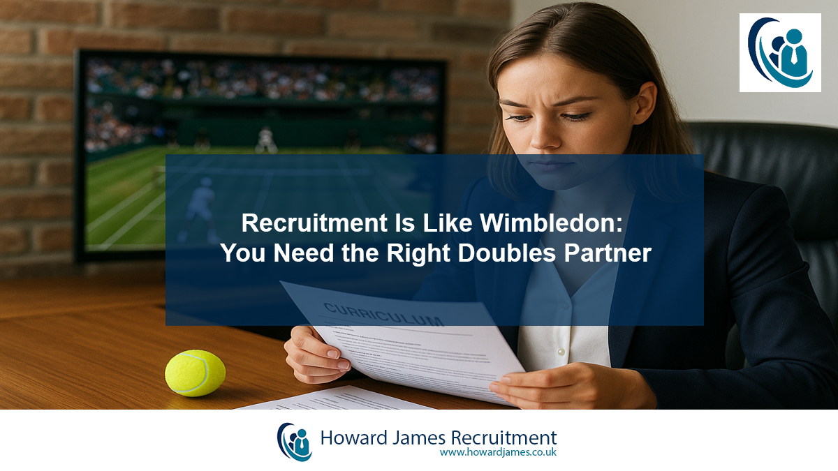 Recruitment Is Like Wimbledon - You Need the Right Doubles Partner